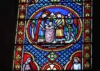 Stained Glass at Abbaye de Royaumont (70kb)